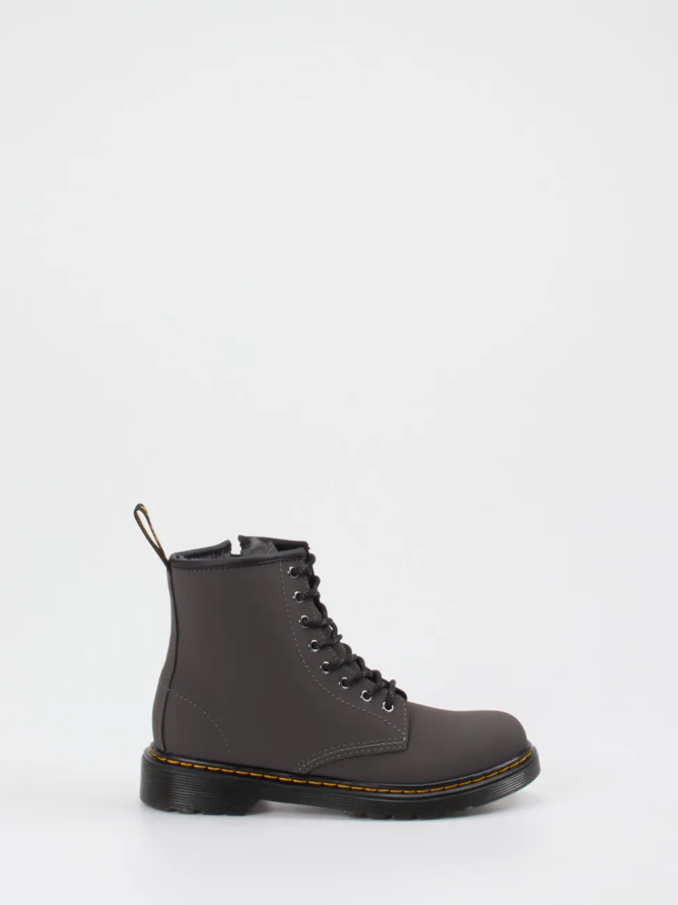 Dr. Martens – Combat Boots aus Synthetik anthrazit