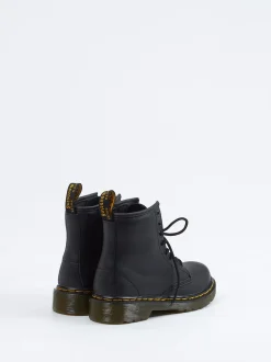 Dr. Martens – Combat-Boots aus Kalbleder schwarz