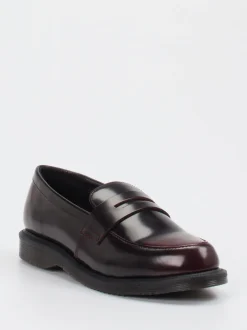 Dr. Martens – Loafer aus Kalbleder in Bordeaux