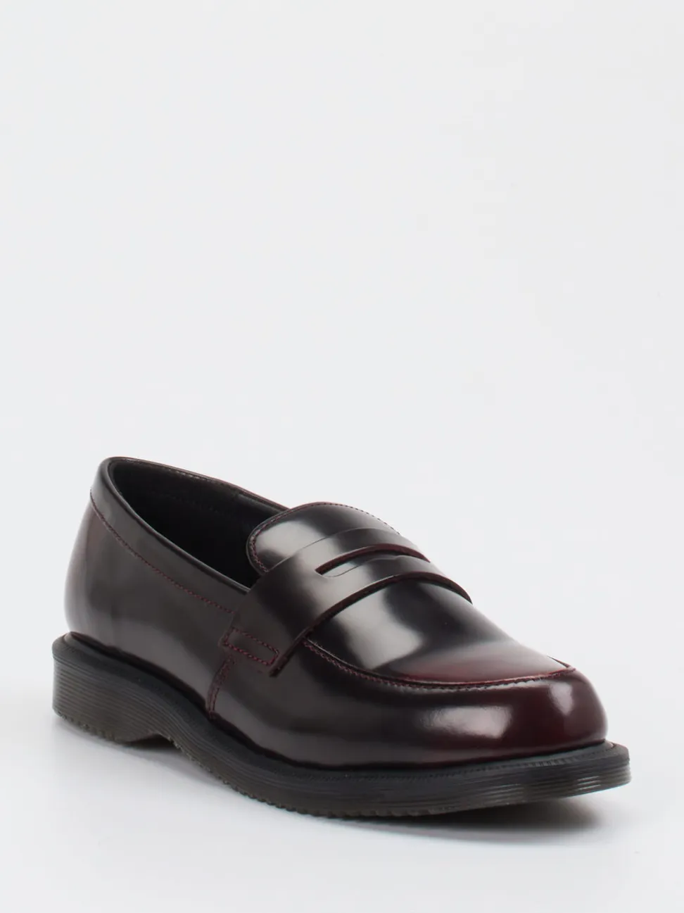 Dr. Martens – Loafer aus Kalbleder in Bordeaux