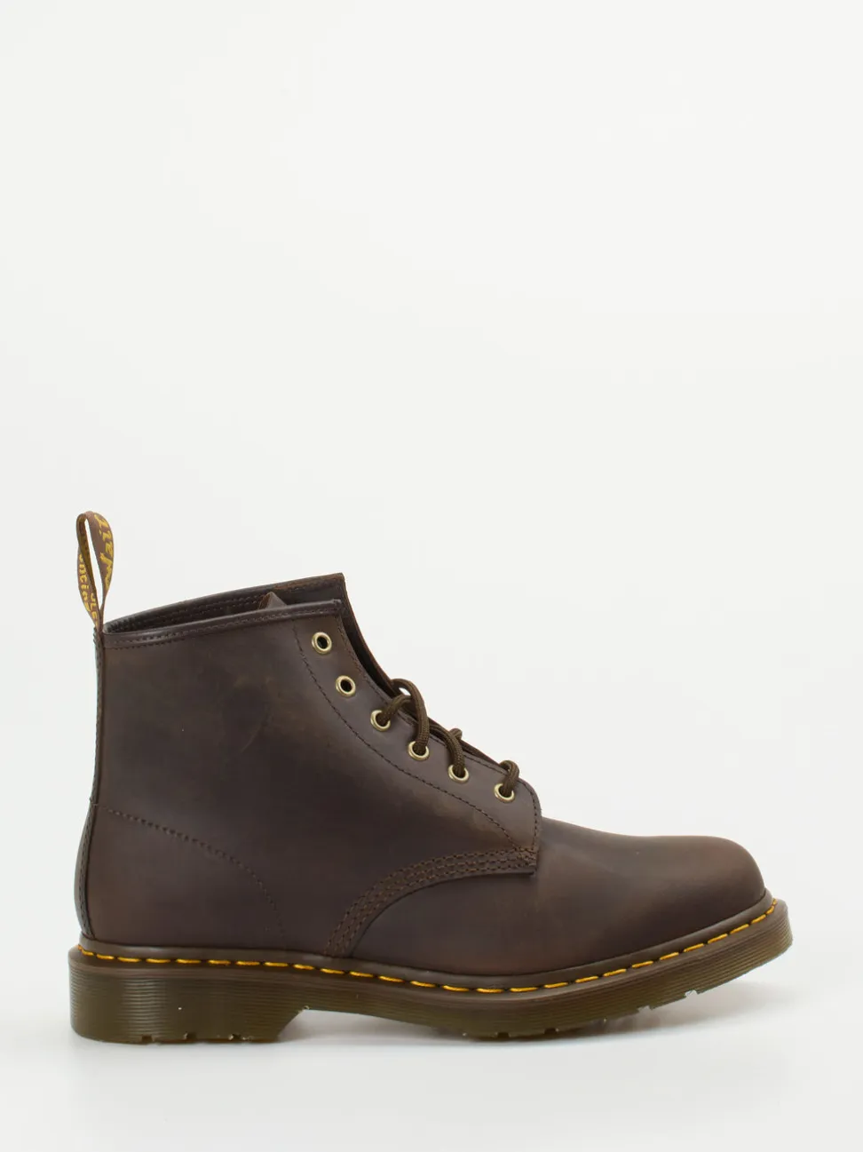 Dr. Martens – 8-Loch-Boots aus Fettleder braun