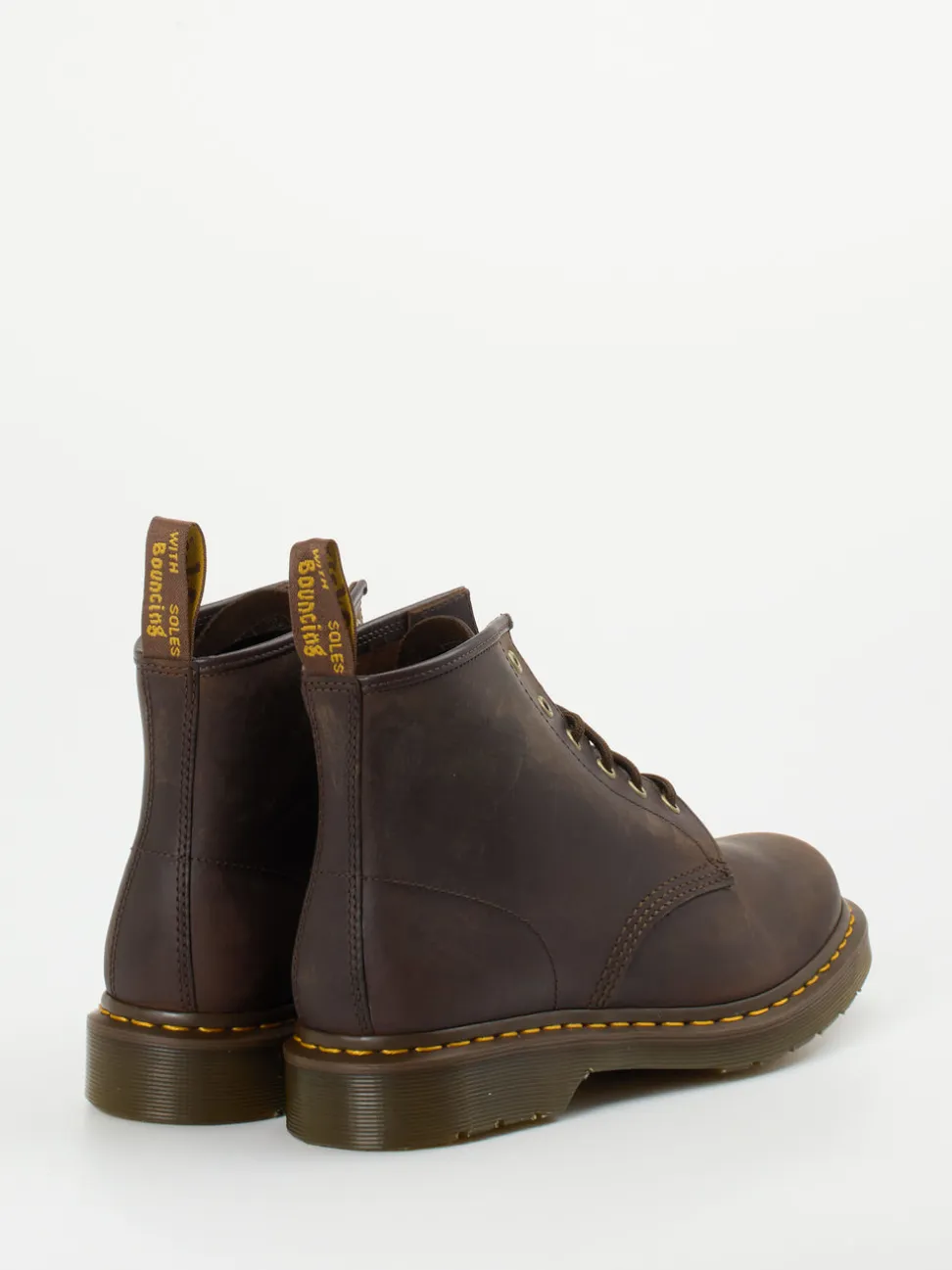 Dr. Martens – 8-Loch-Boots aus Fettleder braun