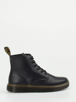 Dr. Martens – Schnürboots aus Kalbleder Schwarz