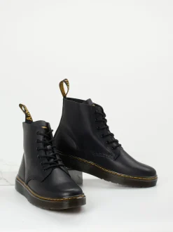 Dr. Martens – Schnürboots aus Kalbleder Schwarz