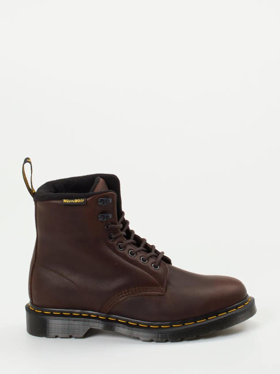 Dr. Martens – Schnürboots aus Fettleder dunkelbraun