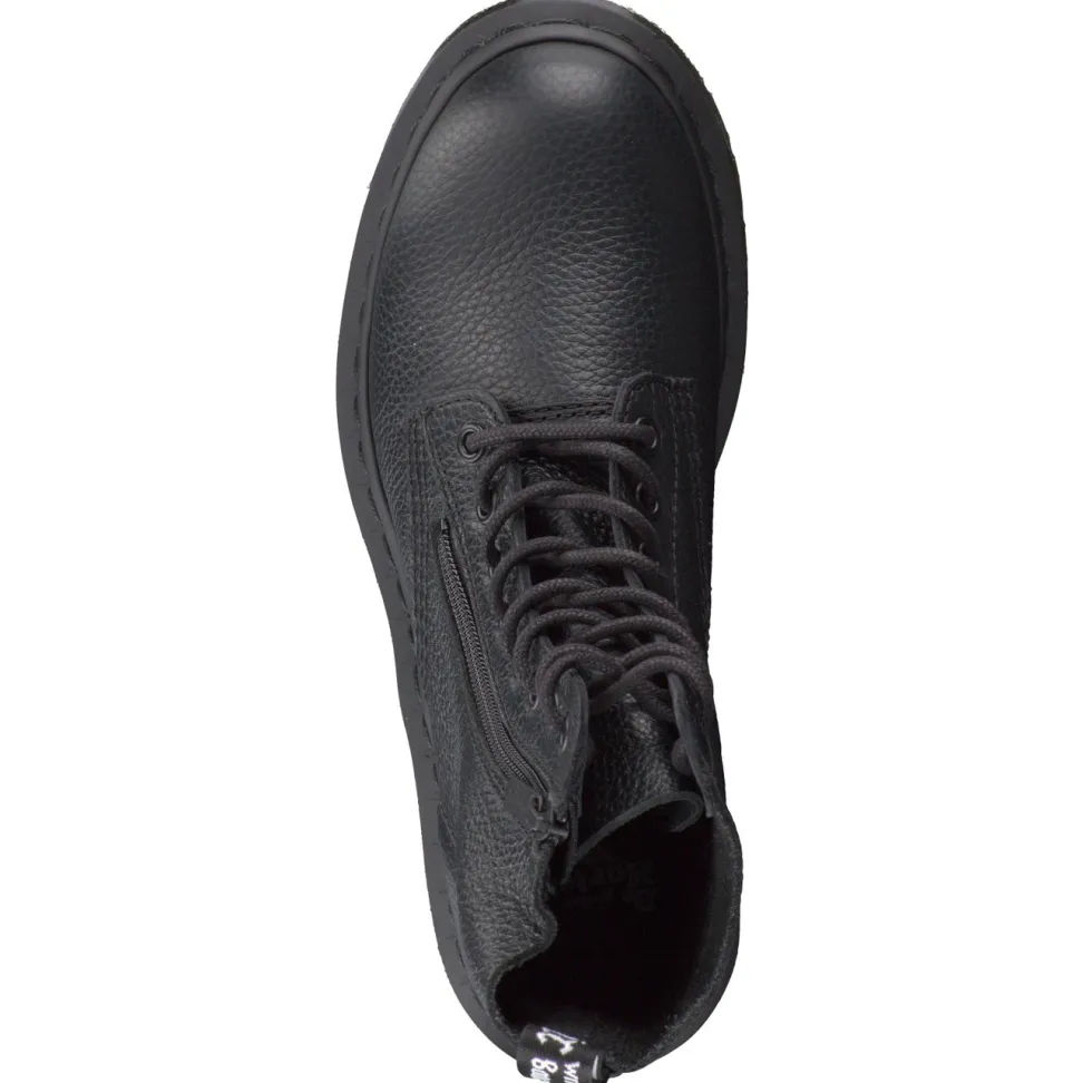 Dr. Martens – Schnürboots aus Kalbleder schwarz