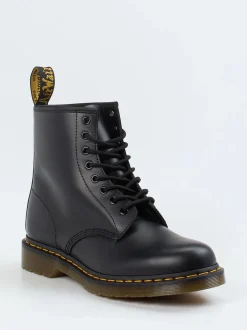 Dr. Martens – Schnürboots aus Kalbleder Schwarz
