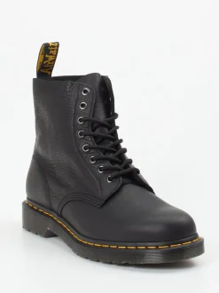 Dr. Martens – Schnürstiefeletten aus Kalbleder Schwarz