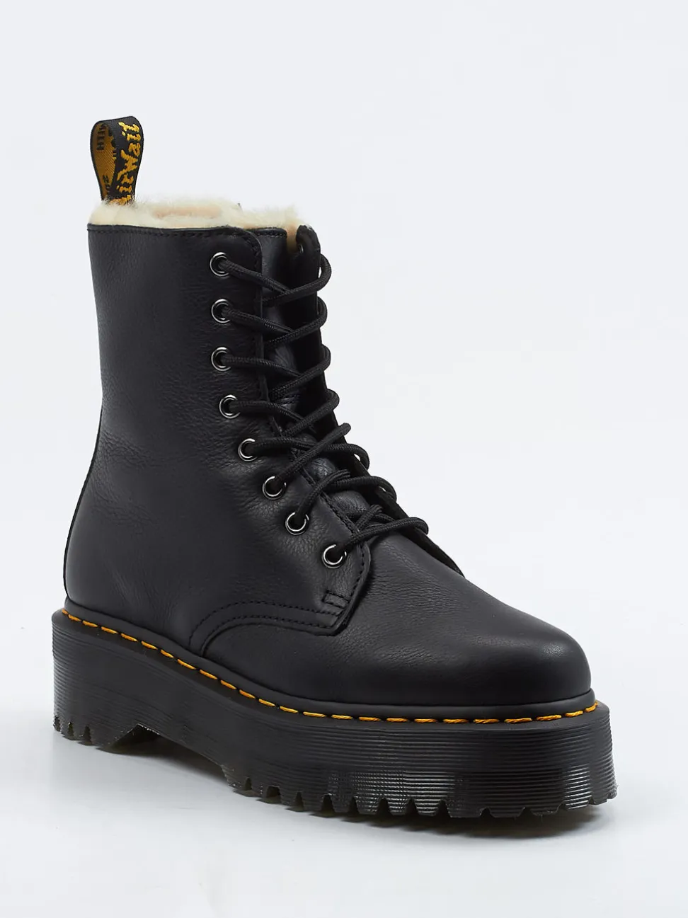 Dr. Martens – Stiefelette aus Kalbleder Schwarz