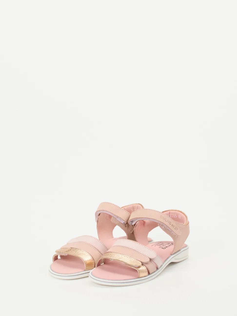 Däumling – Klettsandale aus Kalbleder in Rosa