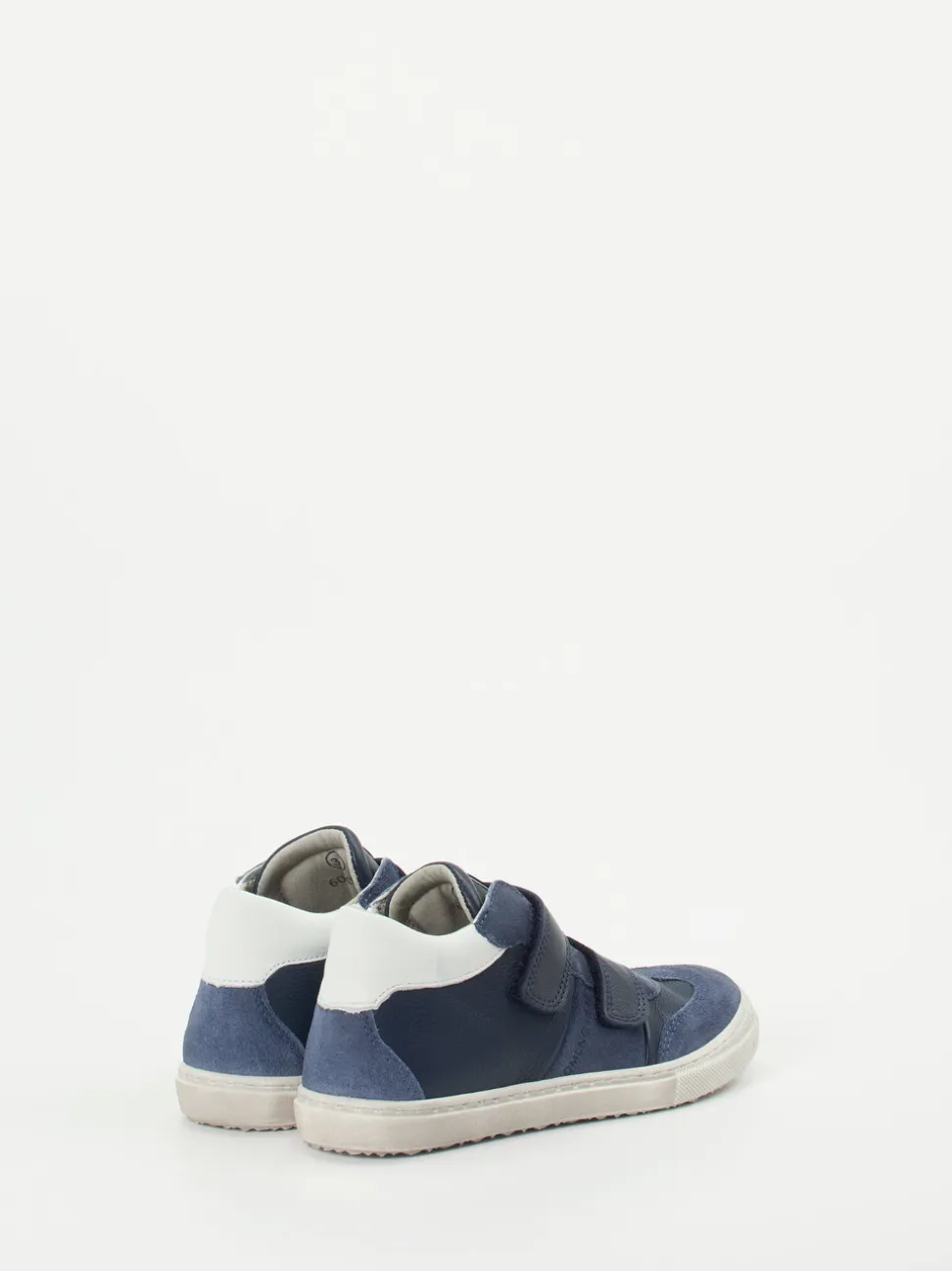 Däumling – Klett-Sneaker aus Kalbleder in Blau