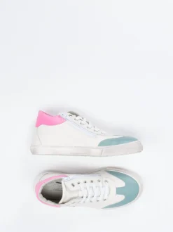 Däumling – Mid-Top Sneaker aus Kalbleder Offwhite