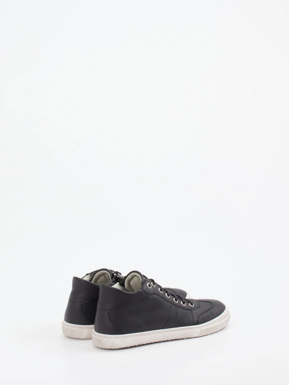 Däumling – Mid-Top Sneaker aus Kalbleder schwarz
