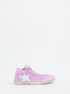 Däumling – Mid-Top-Sneaker aus Kalbleder Fliederrosa