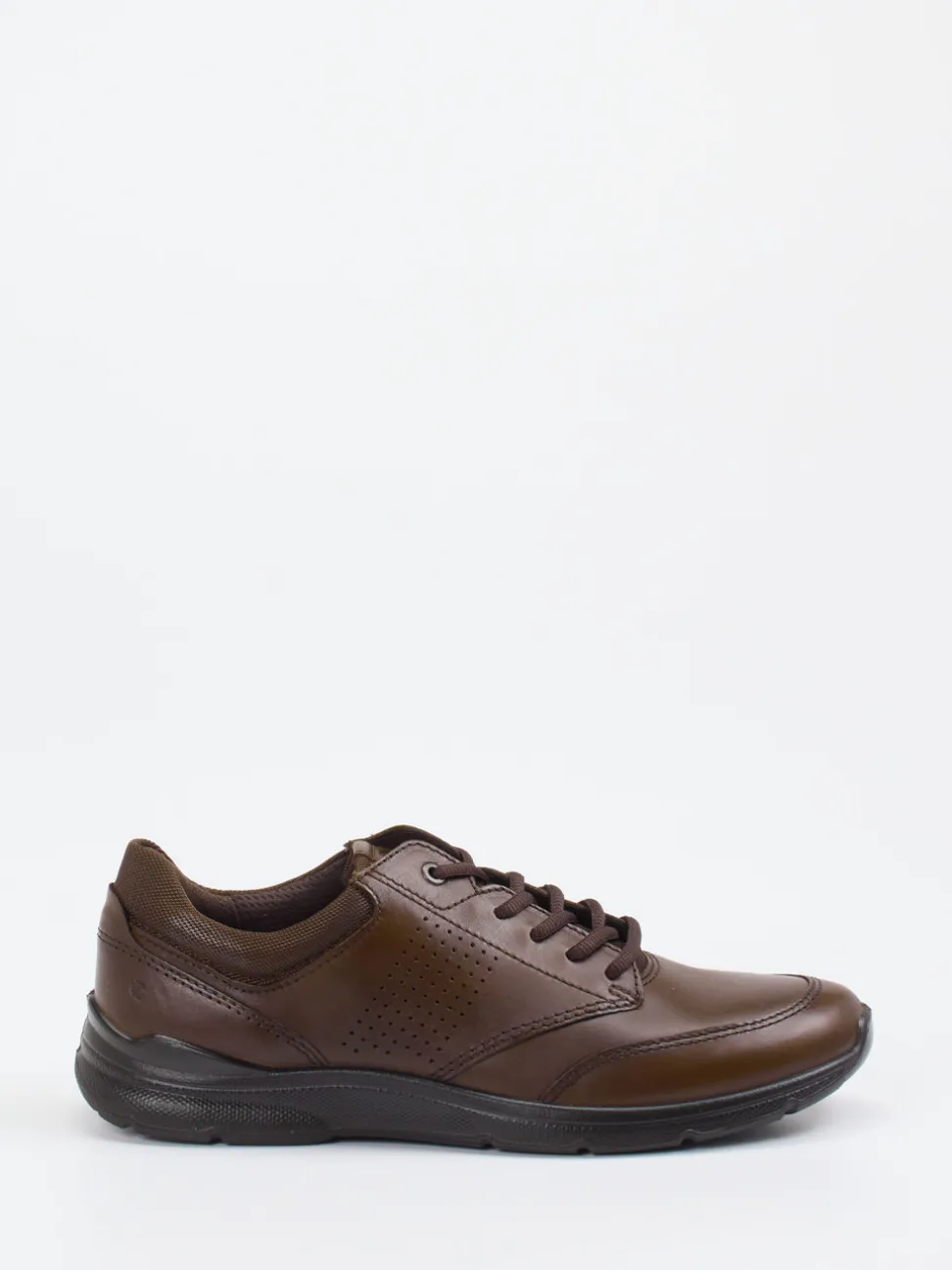 Ecco – Bequem-Sneaker aus Glattleder braun