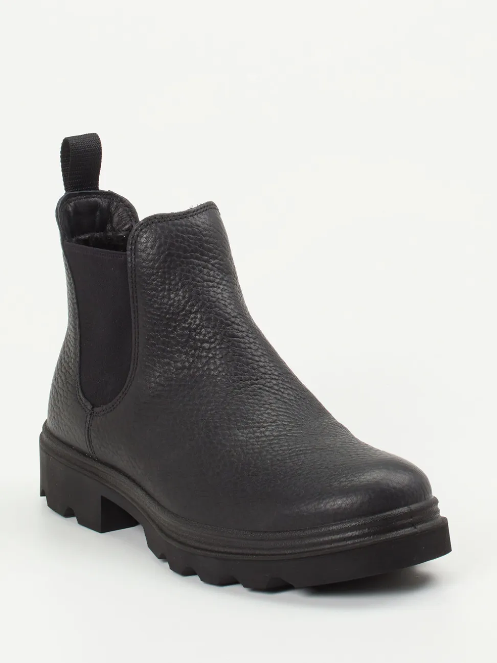 Ecco – Chelsea Boots aus Kalbleder Schwarz