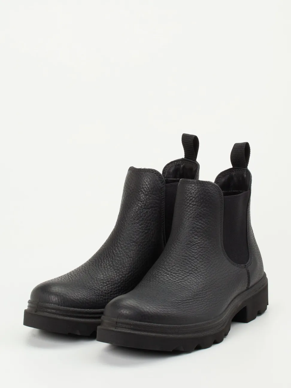 Ecco – Chelsea Boots aus Kalbleder Schwarz