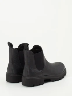 Ecco – Chelsea Boots aus Kalbleder Schwarz