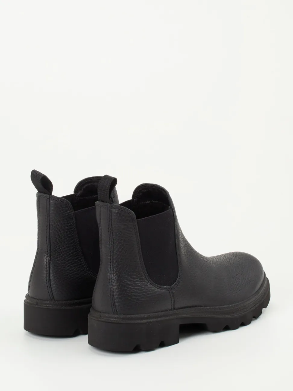 Ecco – Chelsea Boots aus Kalbleder Schwarz