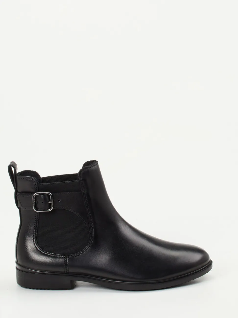 Ecco – Chelsea Boots aus Kalbleder schwarz