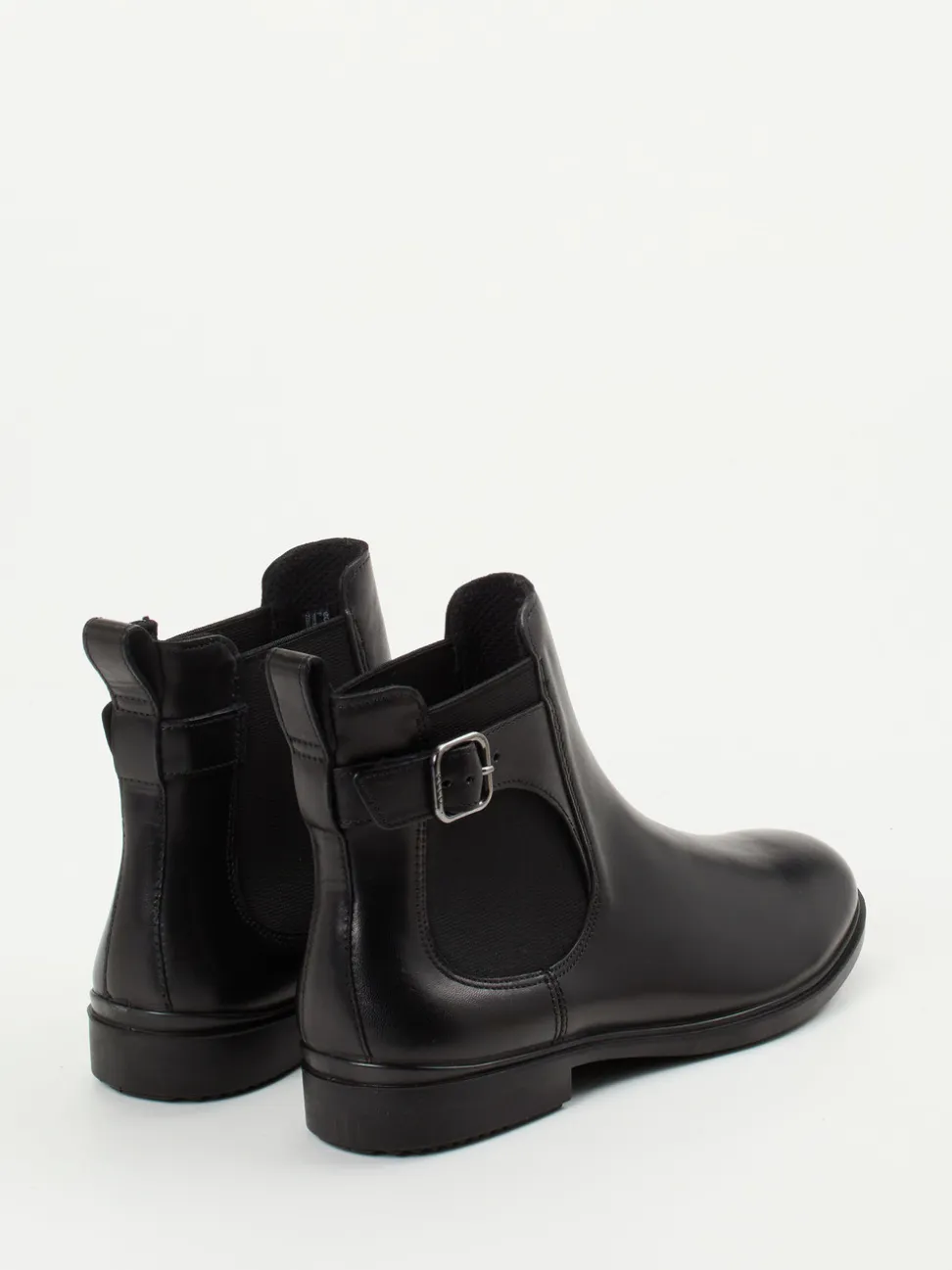 Ecco – Chelsea Boots aus Kalbleder schwarz