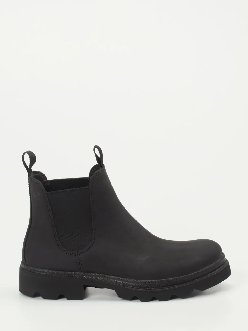 Ecco – Chelsea Boots aus Nubukleder schwarz