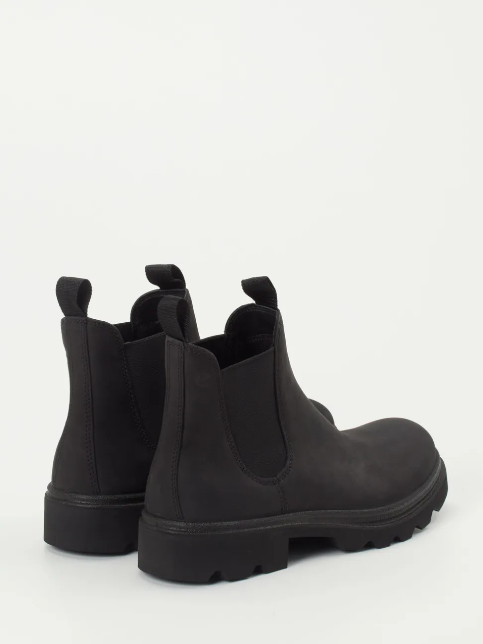 Ecco – Chelsea Boots aus Nubukleder schwarz
