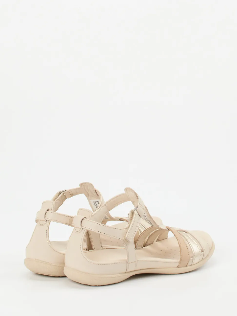 Ecco – Komfortsandalen aus Kalbleder Beige