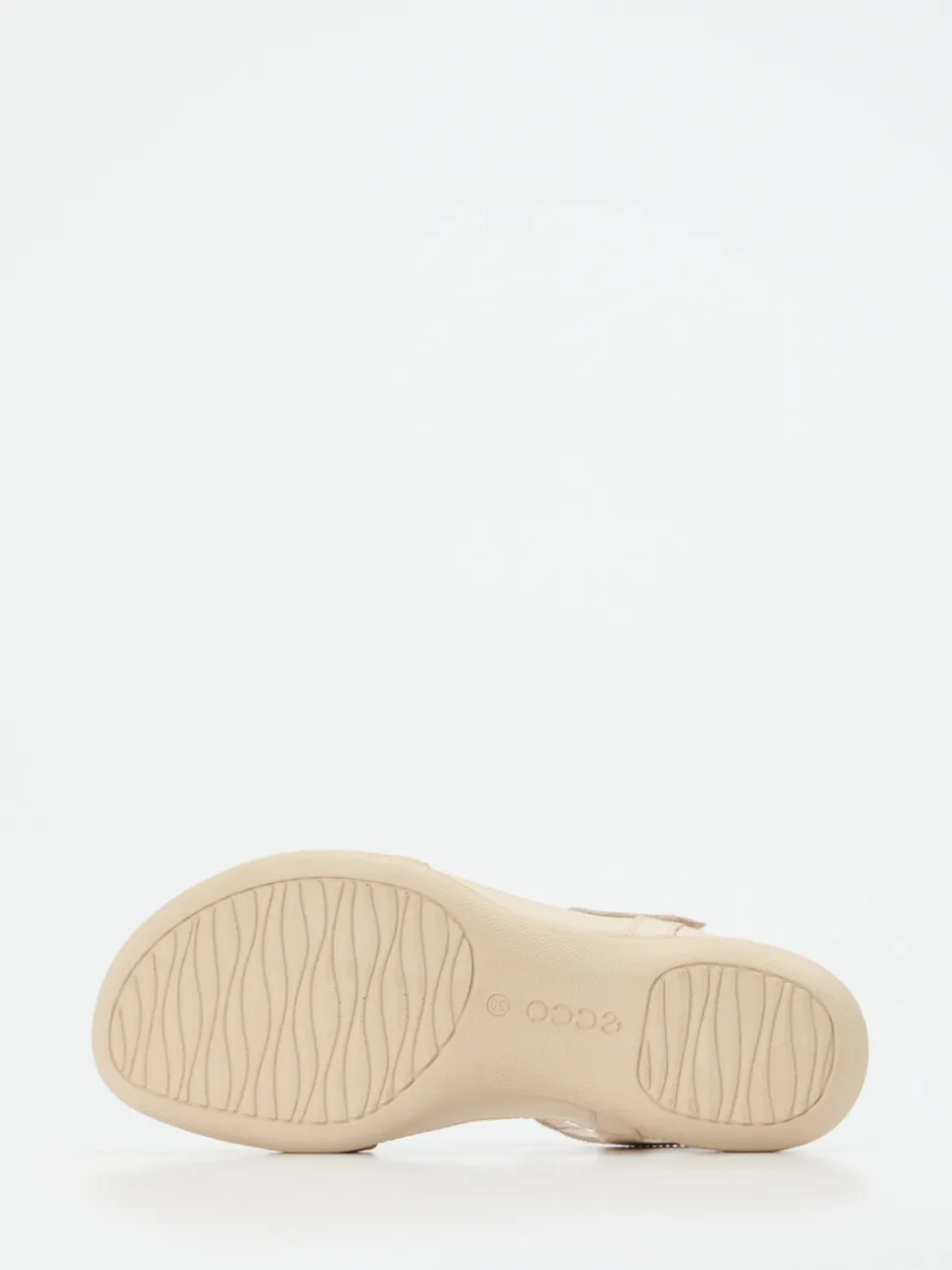 Ecco – Komfortsandalen aus Kalbleder Beige