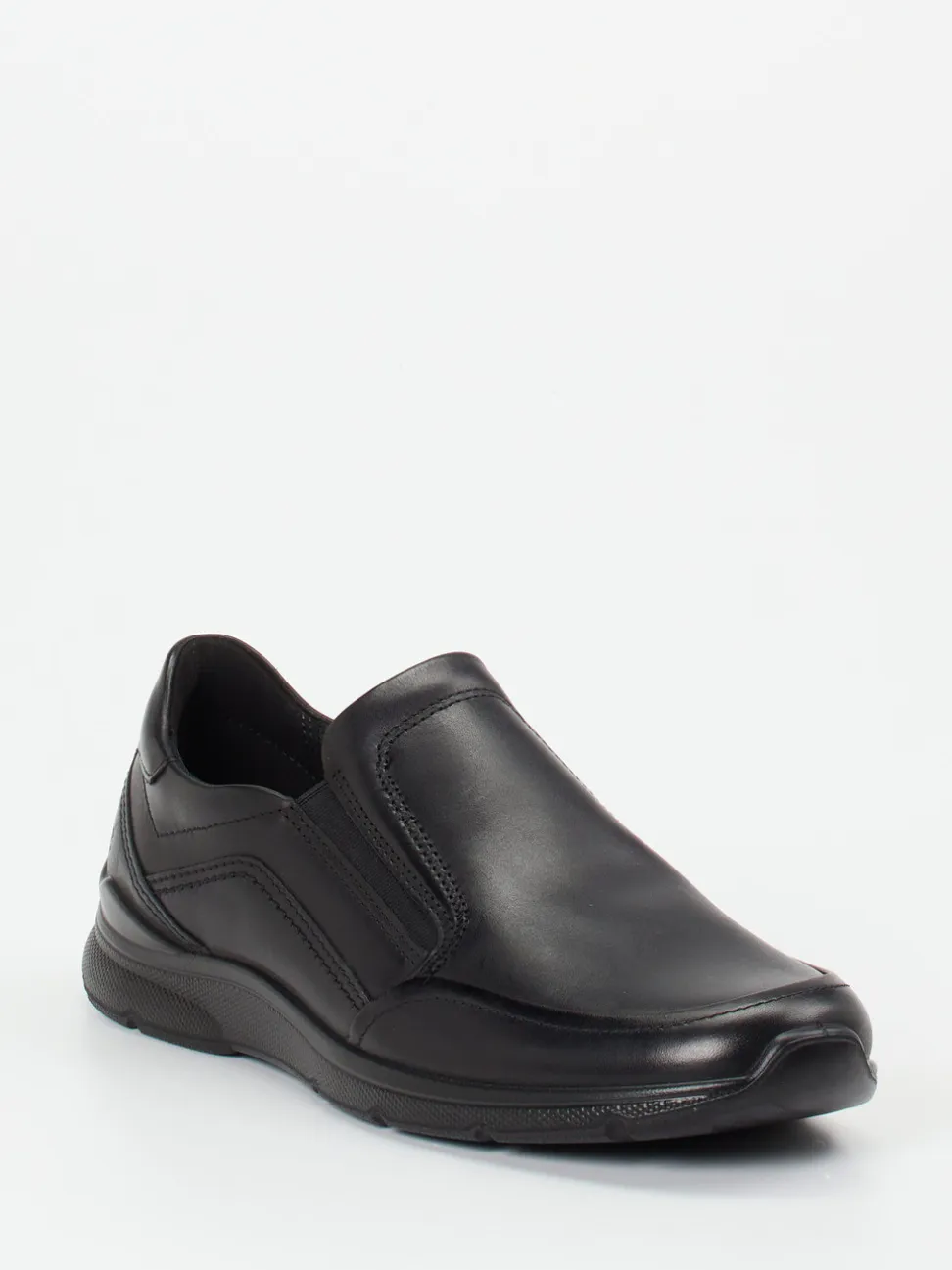Ecco – Komfort-Slipper aus Kalbleder schwarz