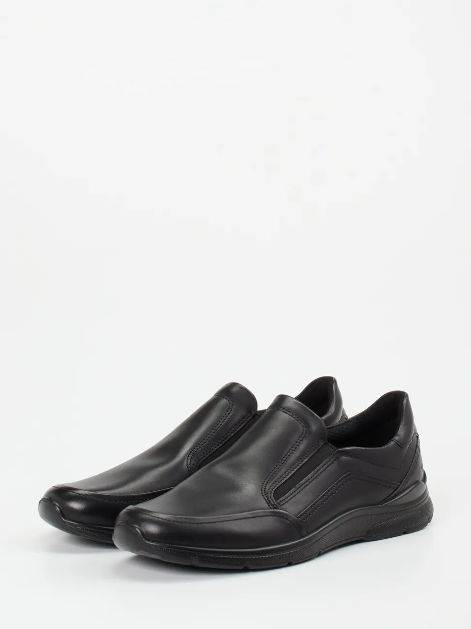 Ecco – Komfort-Slipper aus Kalbleder schwarz