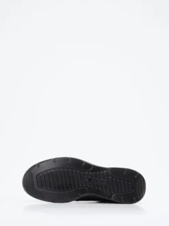 Ecco – Komfort-Sneaker aus Kalbleder schwarz