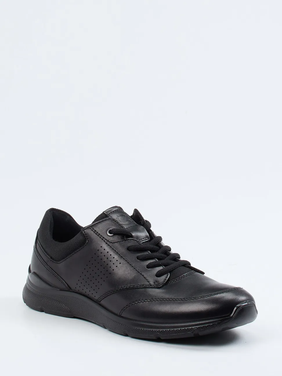 Ecco – Komfort-Sneaker aus Kalbleder Schwarz