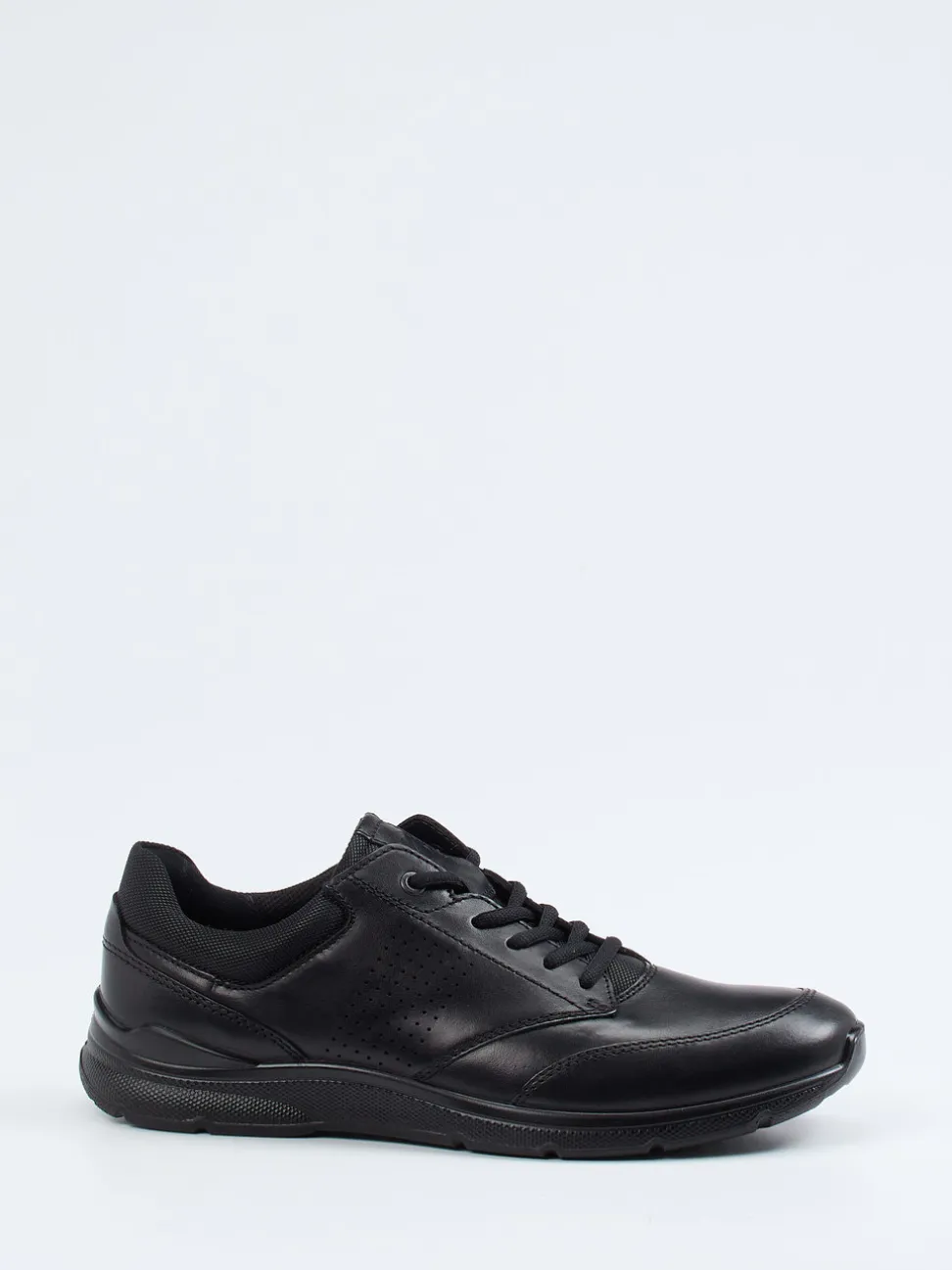 Ecco – Komfort-Sneaker aus Kalbleder Schwarz