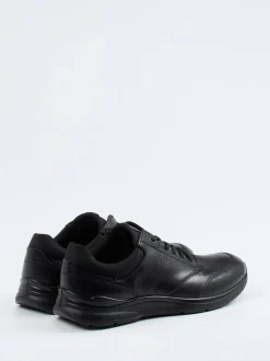 Ecco – Komfort-Sneaker aus Kalbleder Schwarz
