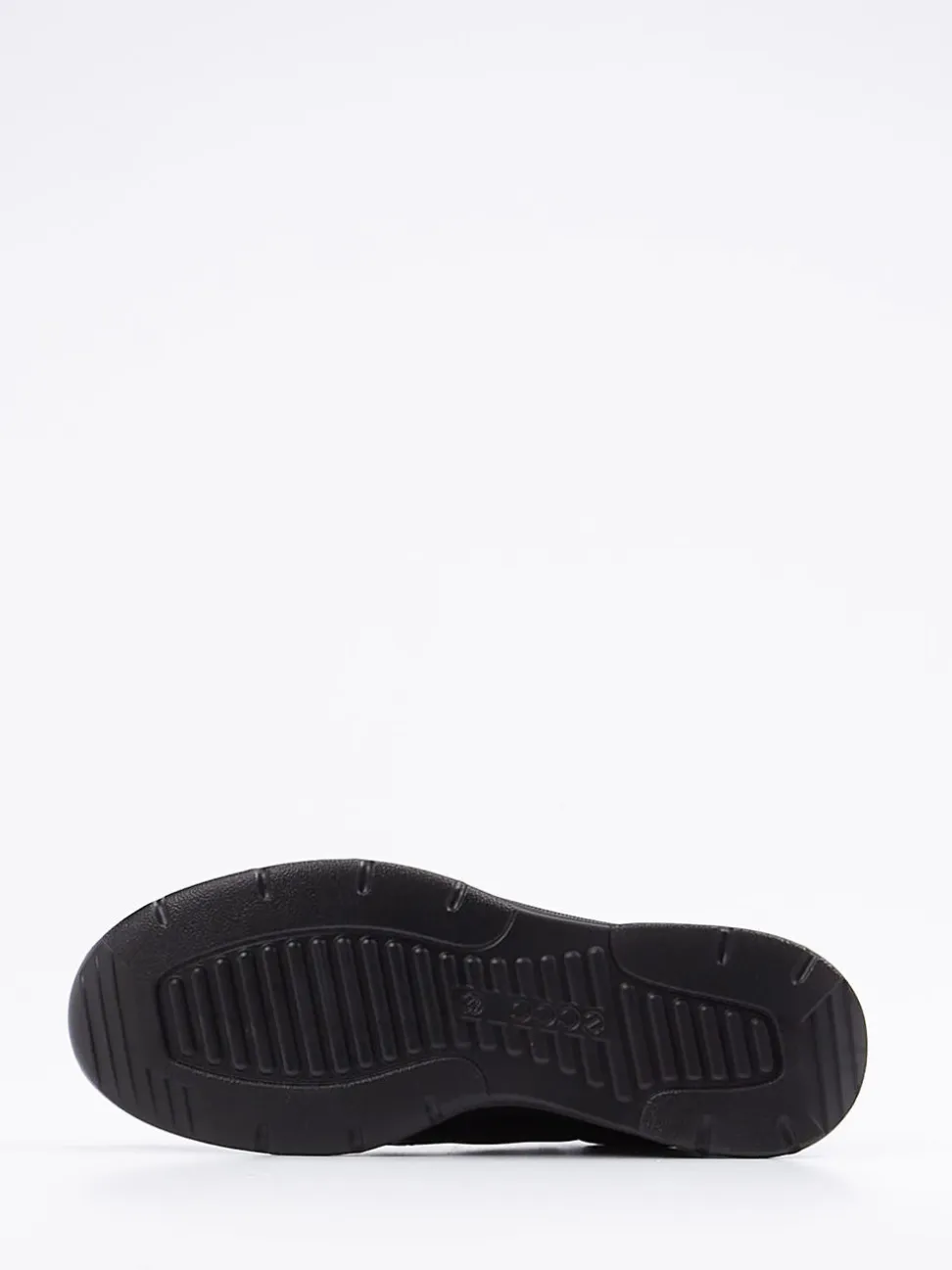 Ecco – Komfort-Sneaker aus Kalbleder Schwarz