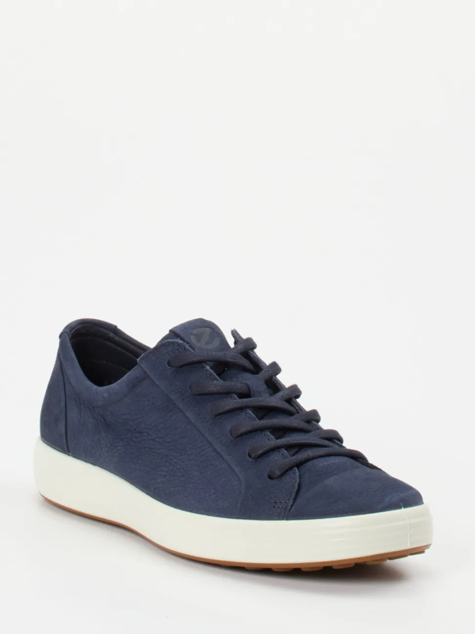 Ecco – Low-Top Sneaker aus Kalbleder dunkelblau
