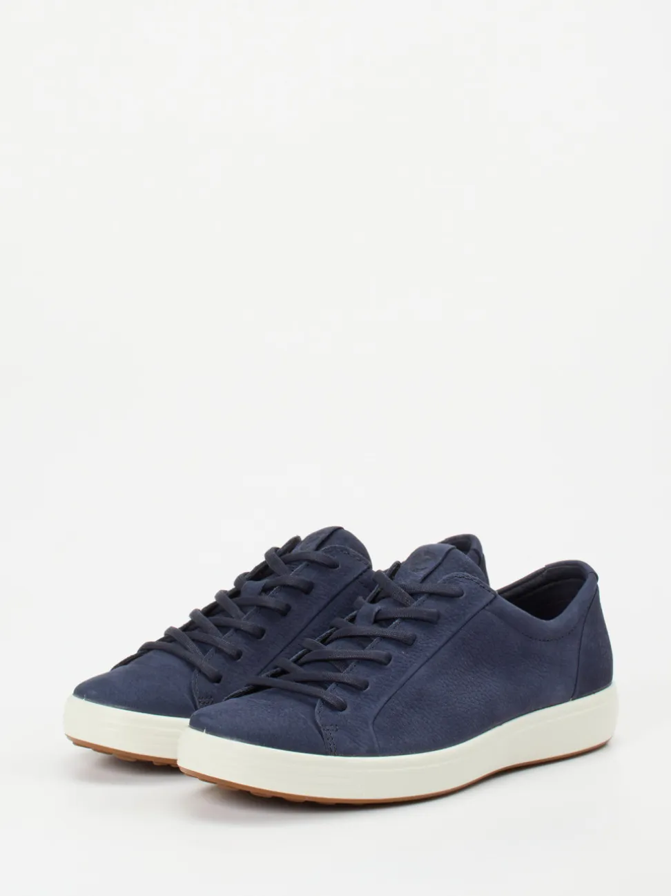 Ecco – Low-Top Sneaker aus Kalbleder dunkelblau