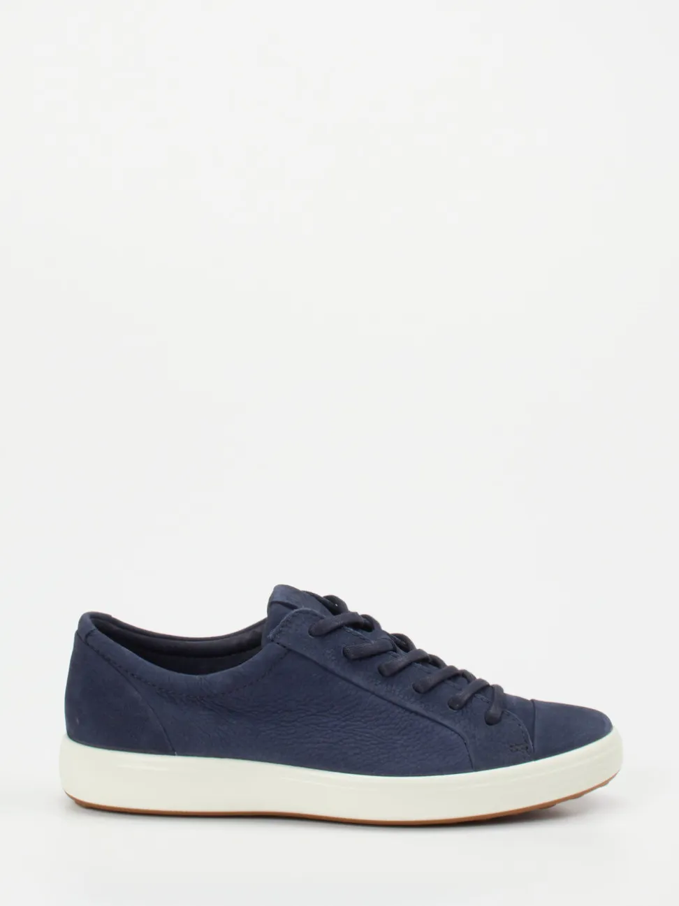 Ecco – Low-Top Sneaker aus Kalbleder dunkelblau