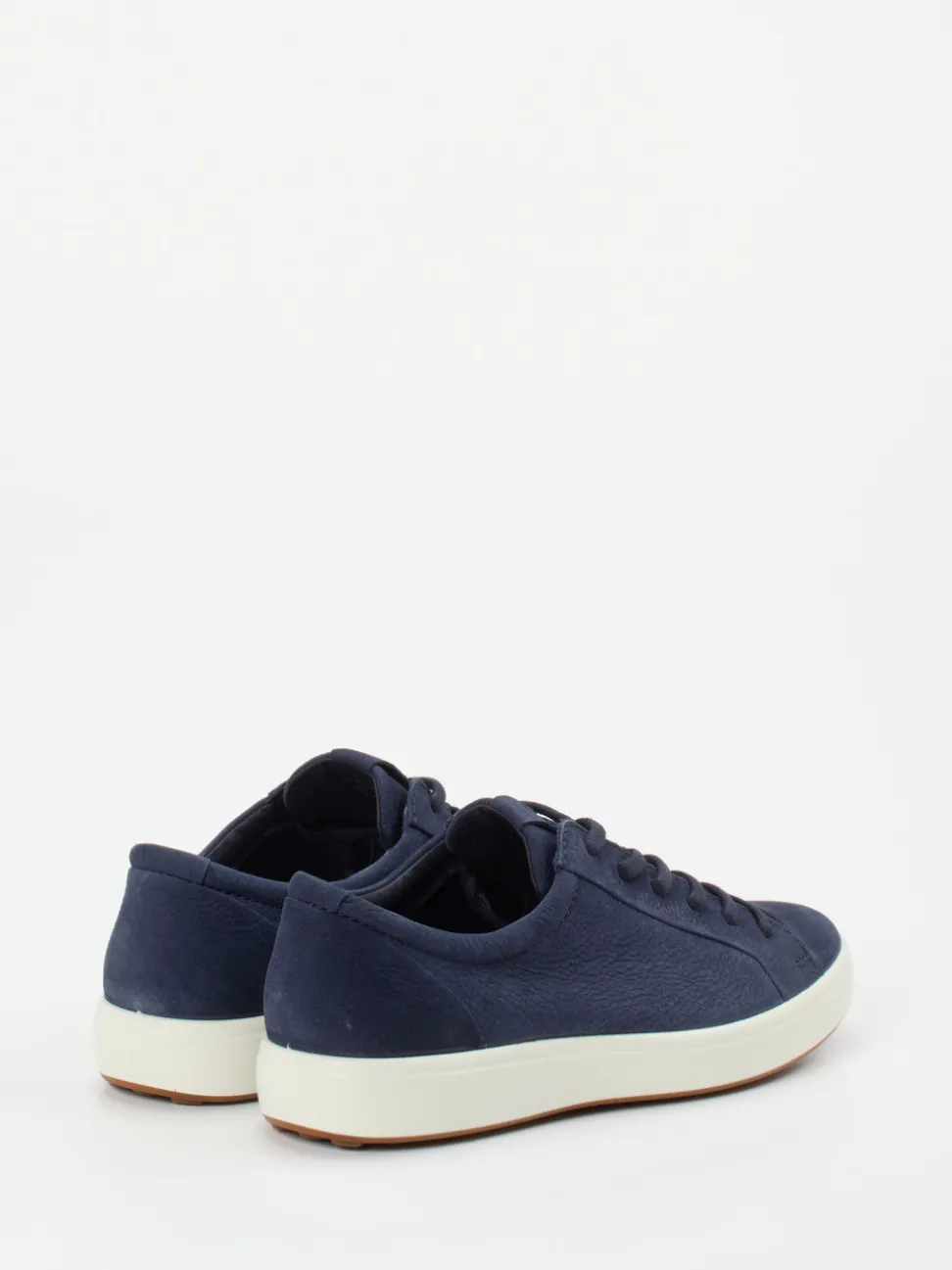 Ecco – Low-Top Sneaker aus Kalbleder dunkelblau