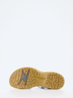 Ecco – Outdoorsandalen aus Nubukleder hellblau