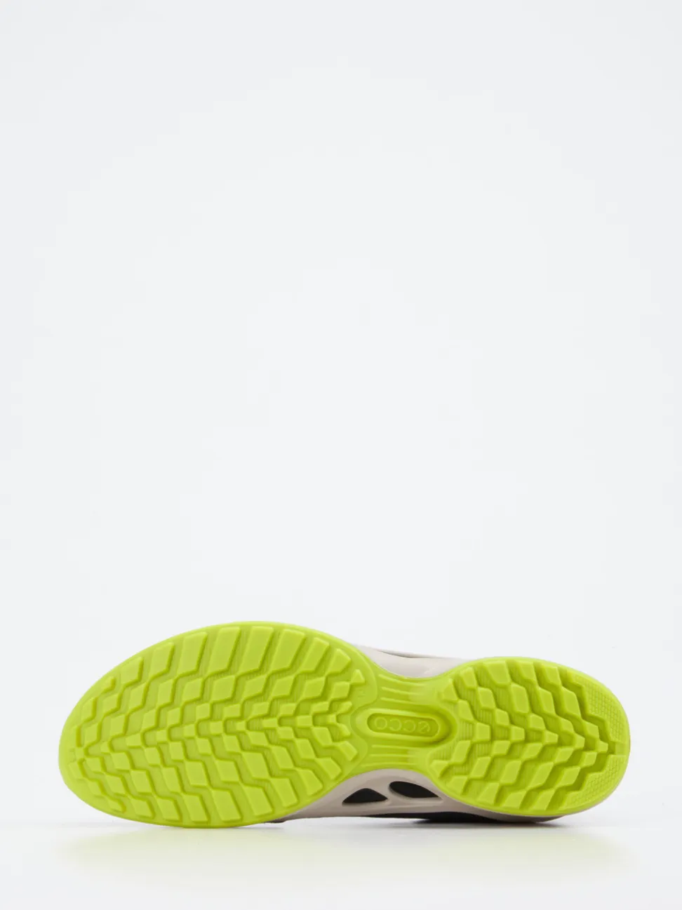 Ecco – Outdoor-Sneaker aus Leder schwarz