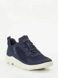 Ecco – Outdoor-Sneaker aus Mesh und Synthetik Dunkelblau
