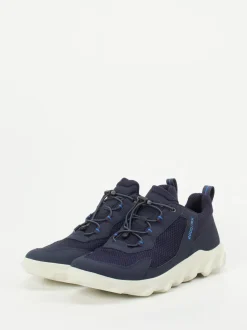Ecco – Outdoor-Sneaker aus Mesh und Synthetik Dunkelblau