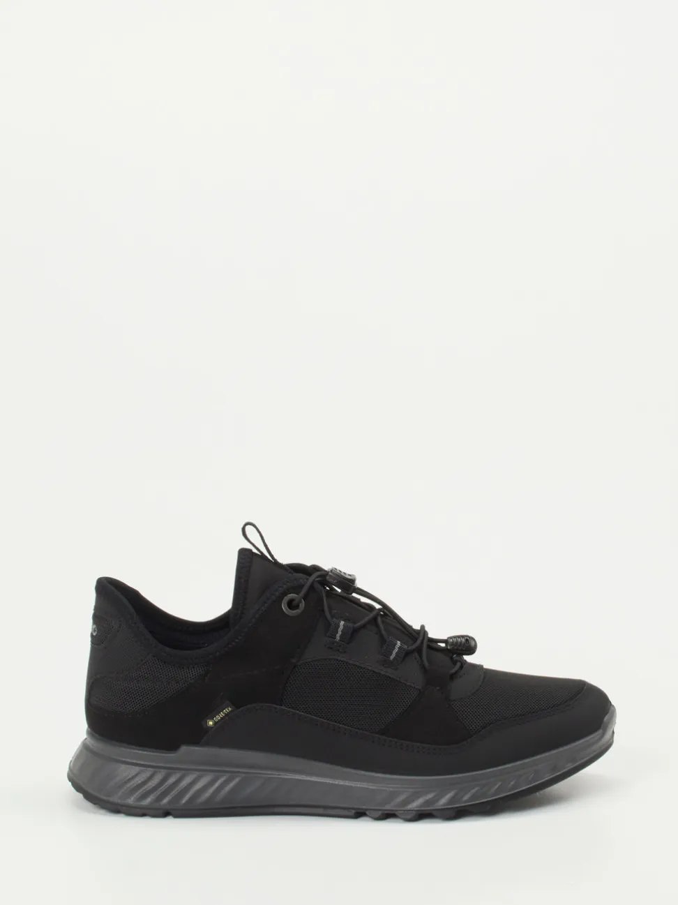 Ecco – Outdoor-Sneaker aus Mesh und Synthetik Schwarz