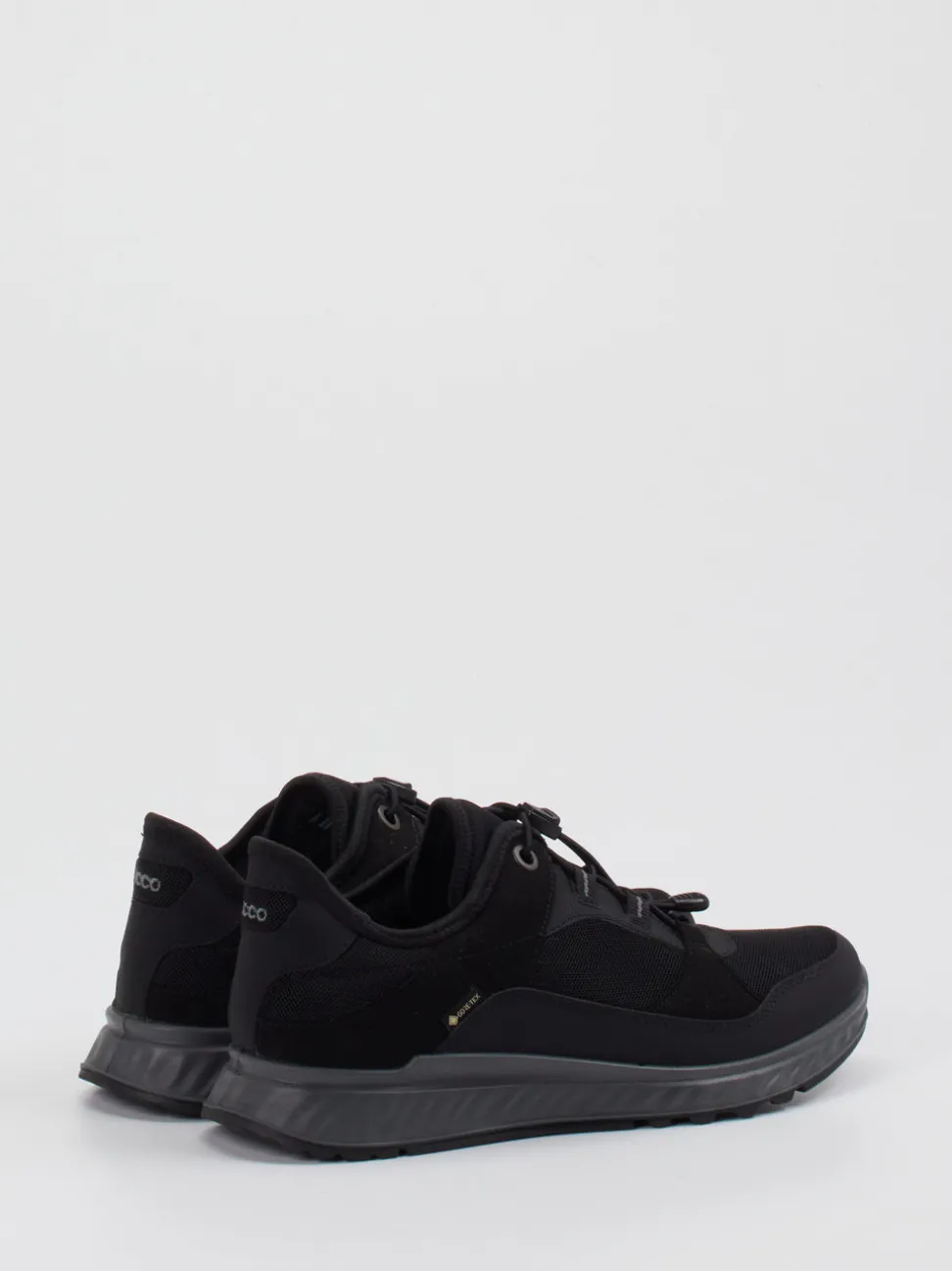 Ecco – Outdoor-Sneaker aus Textil in Schwarz