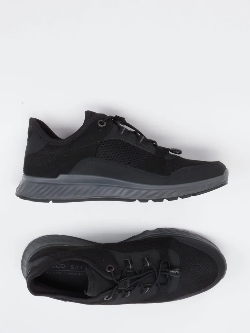 Ecco – Outdoor-Sneaker aus Textil in Schwarz