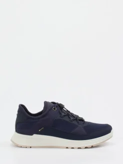 Ecco – Outdoor-Sneaker aus Mesh und Synthetik Dunkelblau