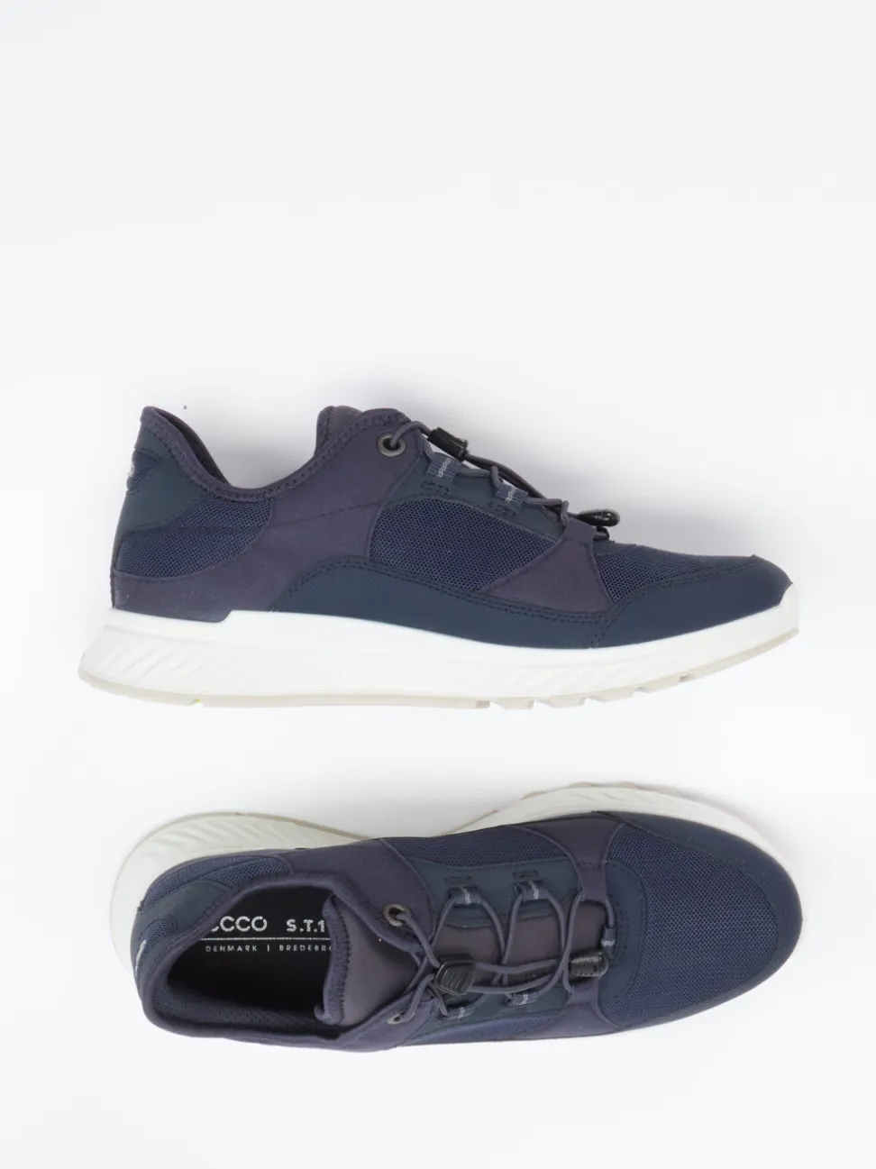 Ecco – Outdoor-Sneaker aus Mesh und Synthetik Dunkelblau