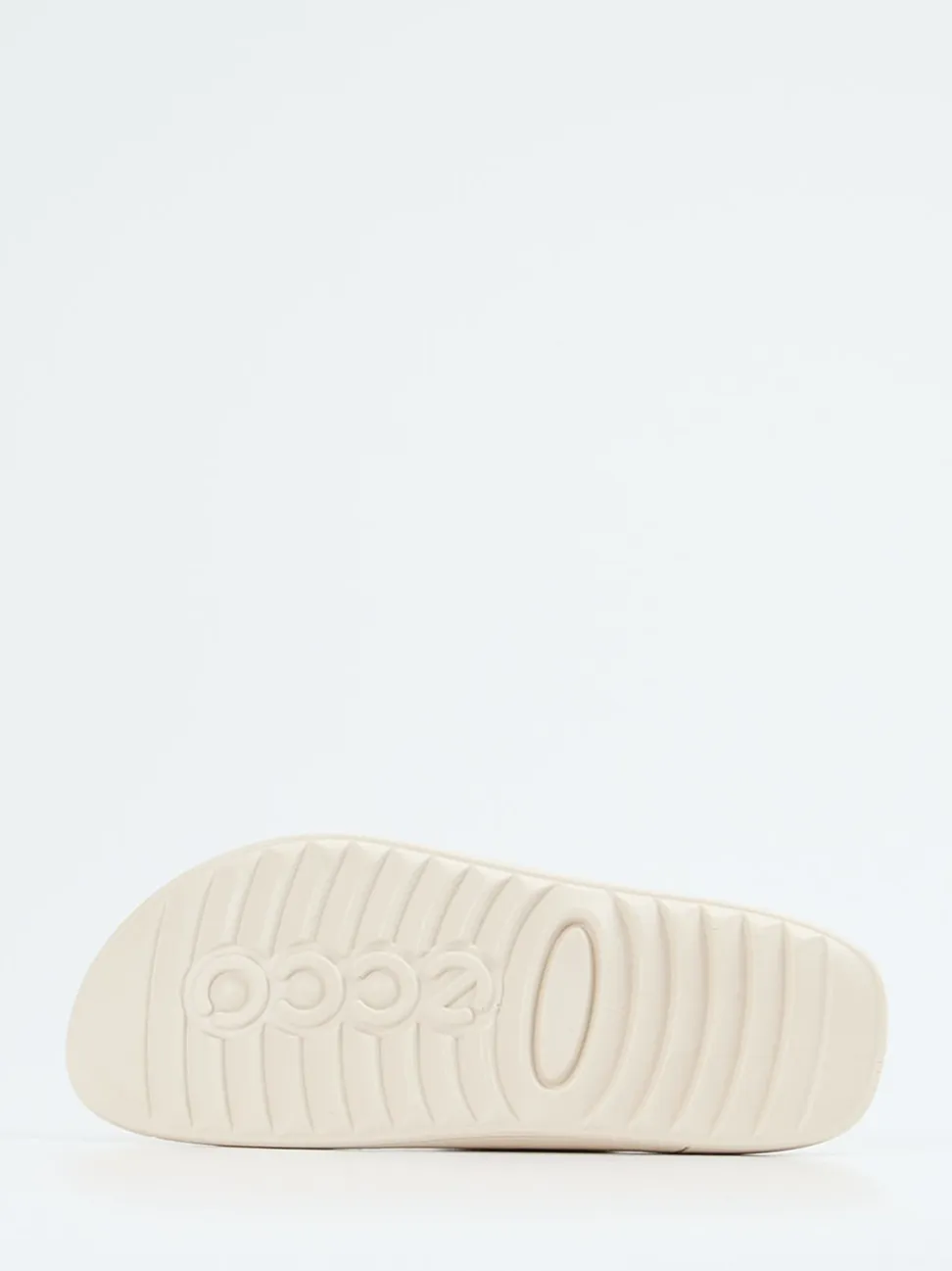 Ecco – Pantolette aus Nubukleder beige